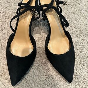 Banana Republic Black Strappy Heels